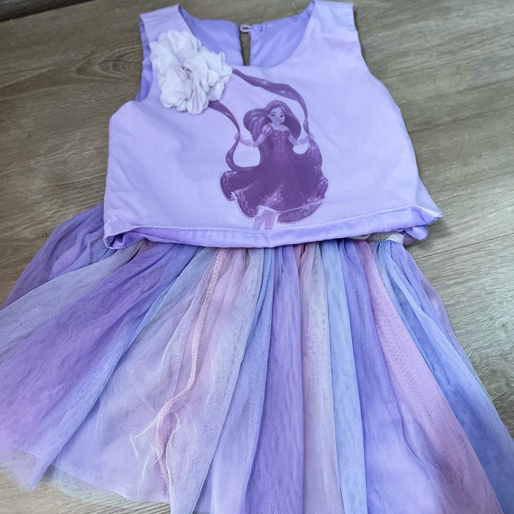 Rapunzel  tutu set 2T